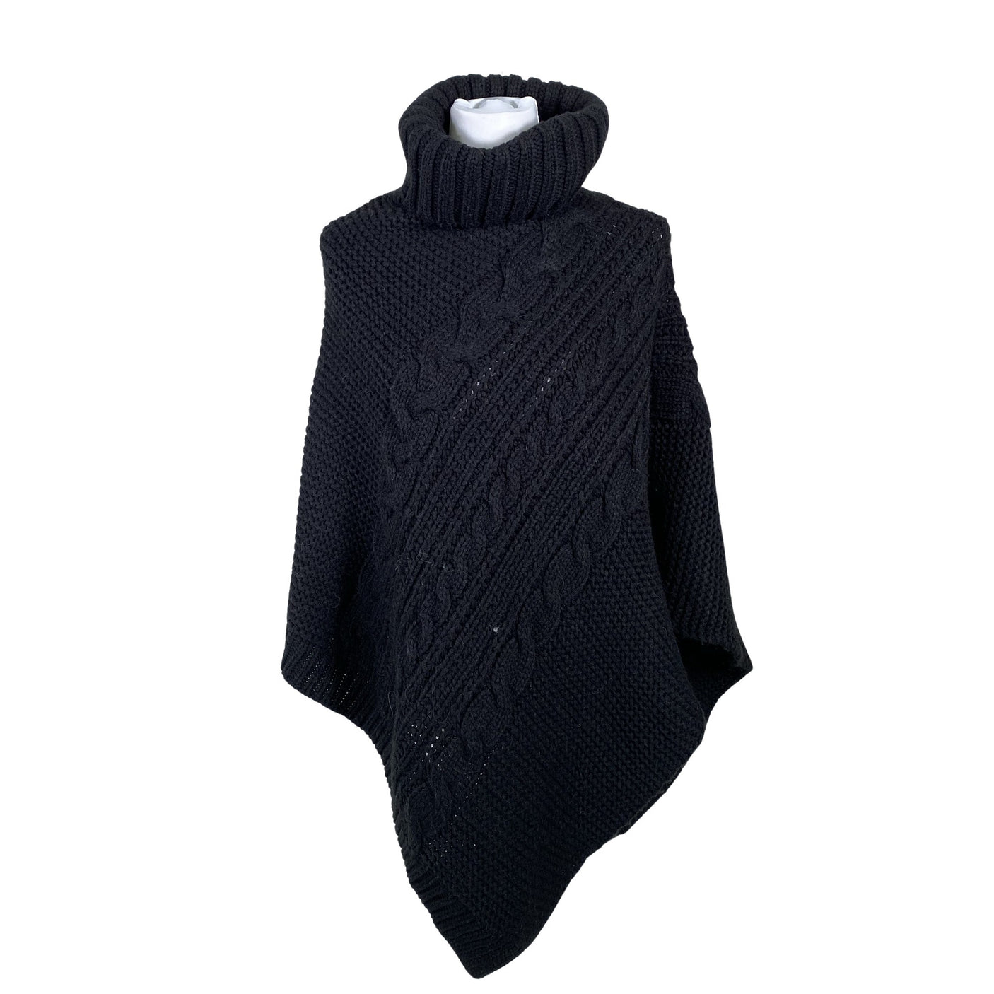 Unisex Esprit - Poncho, size 40 - Black (1)
