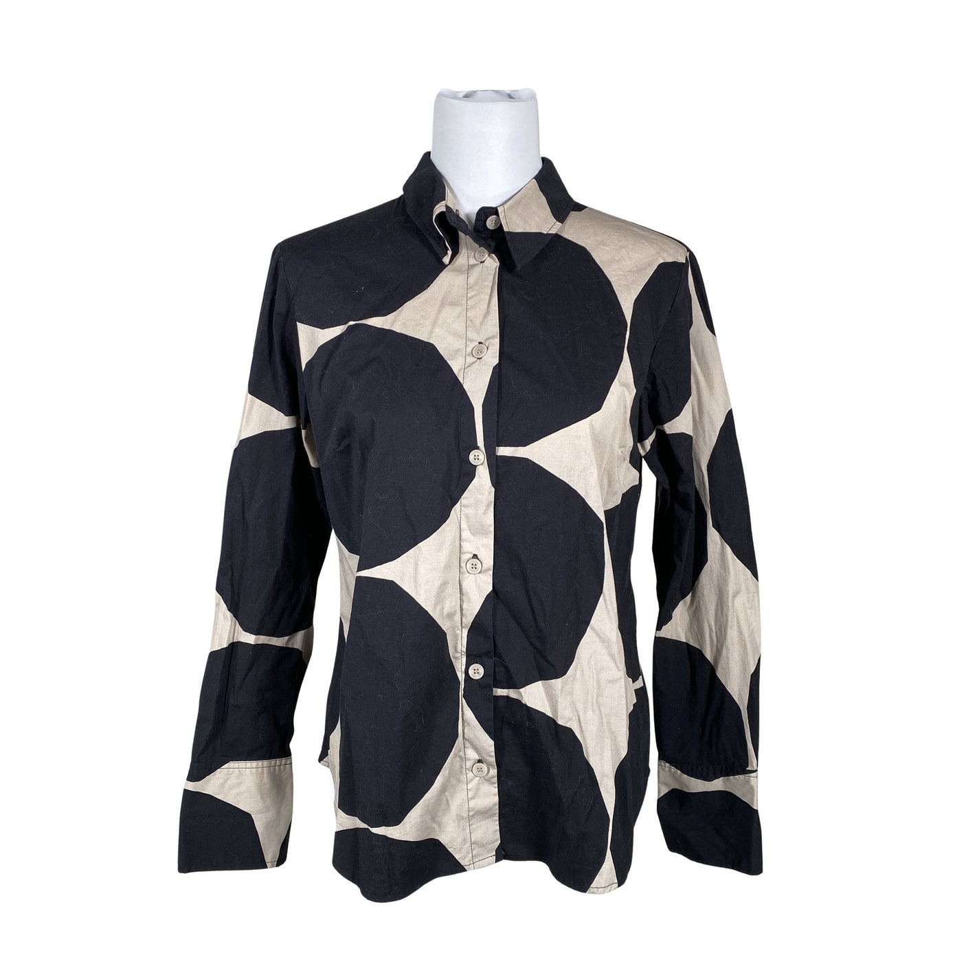 Unisex Marimekko - Collared shirt, size 40 - Beige (1)