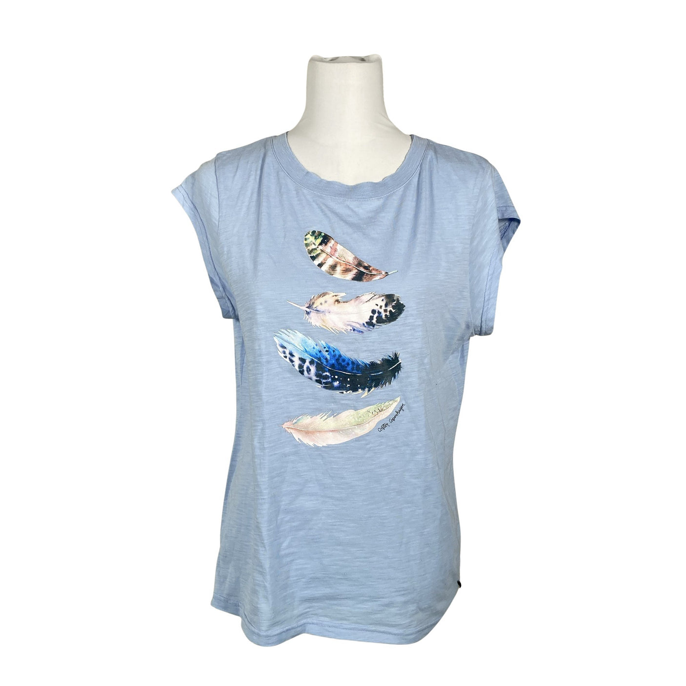Unisex Coster Copenhagen - T-shirt, size 38 - Light blue (1)