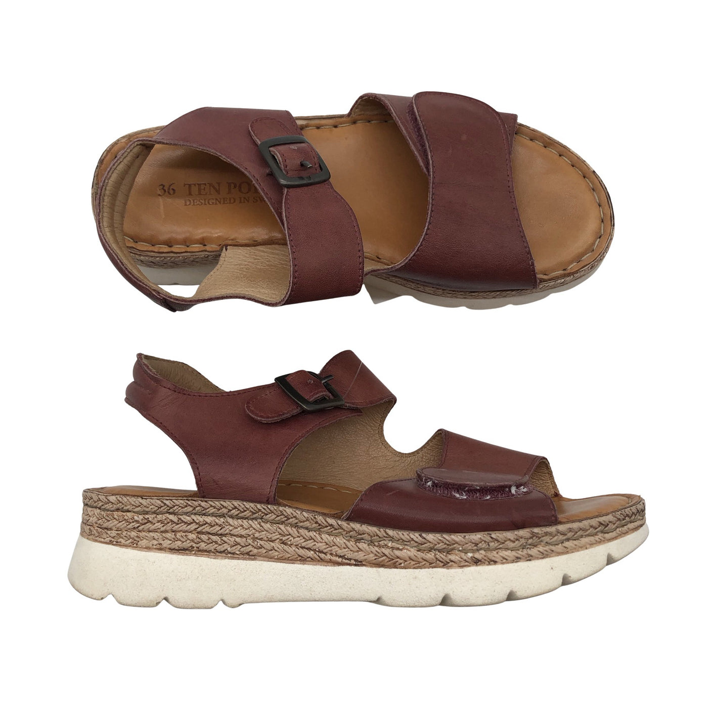 Unisex Ten Points - Sandals, size 36 - Brown (1)