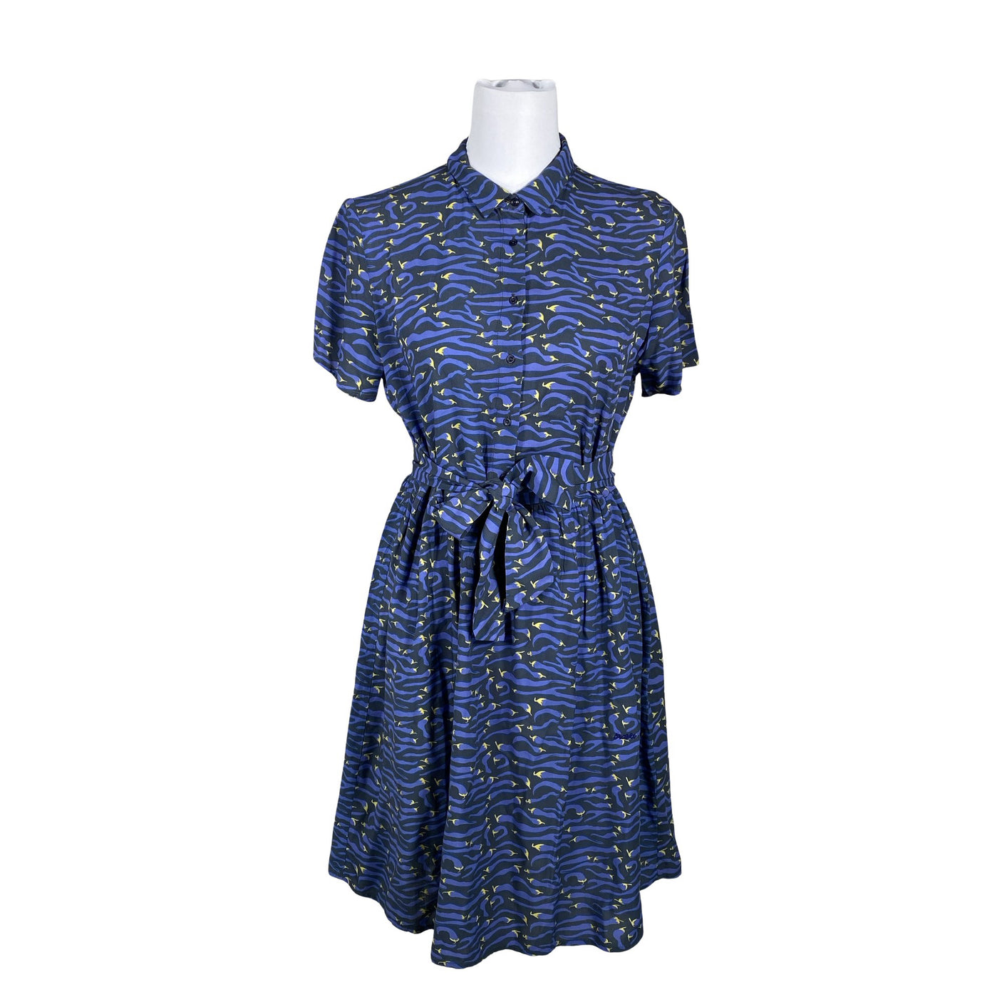 Unisex Brava Fabrics - Schiffon dress, size 38 - Blue (1)