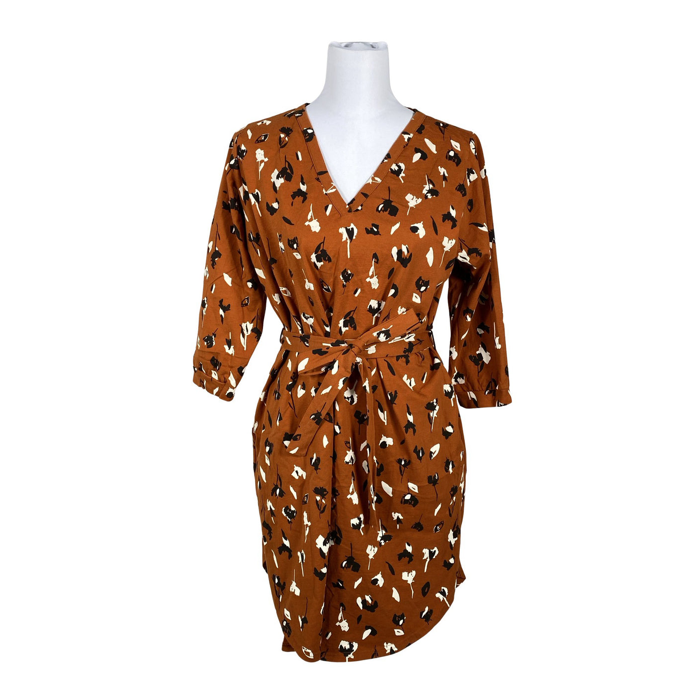 Unisex NOSH - Tricot dress, size 38 - Brown (1)
