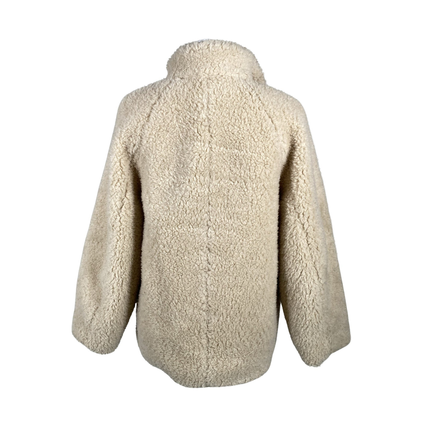 Unisex &Other Stories - Faux fur coat, size 34 - Beige (2)