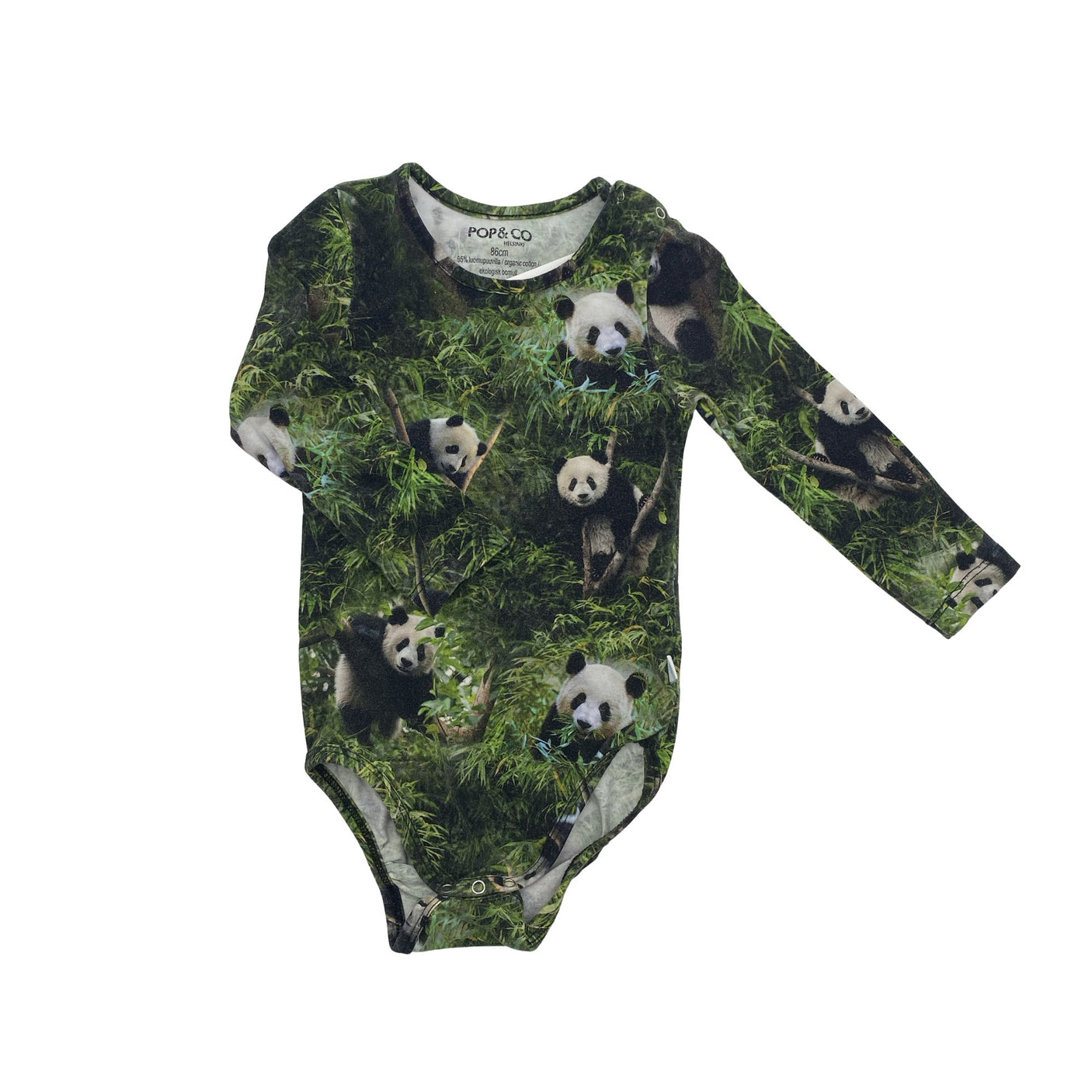 Unisex Pop & Co Helsinki - Body, size 80 - 86 - Green (1)