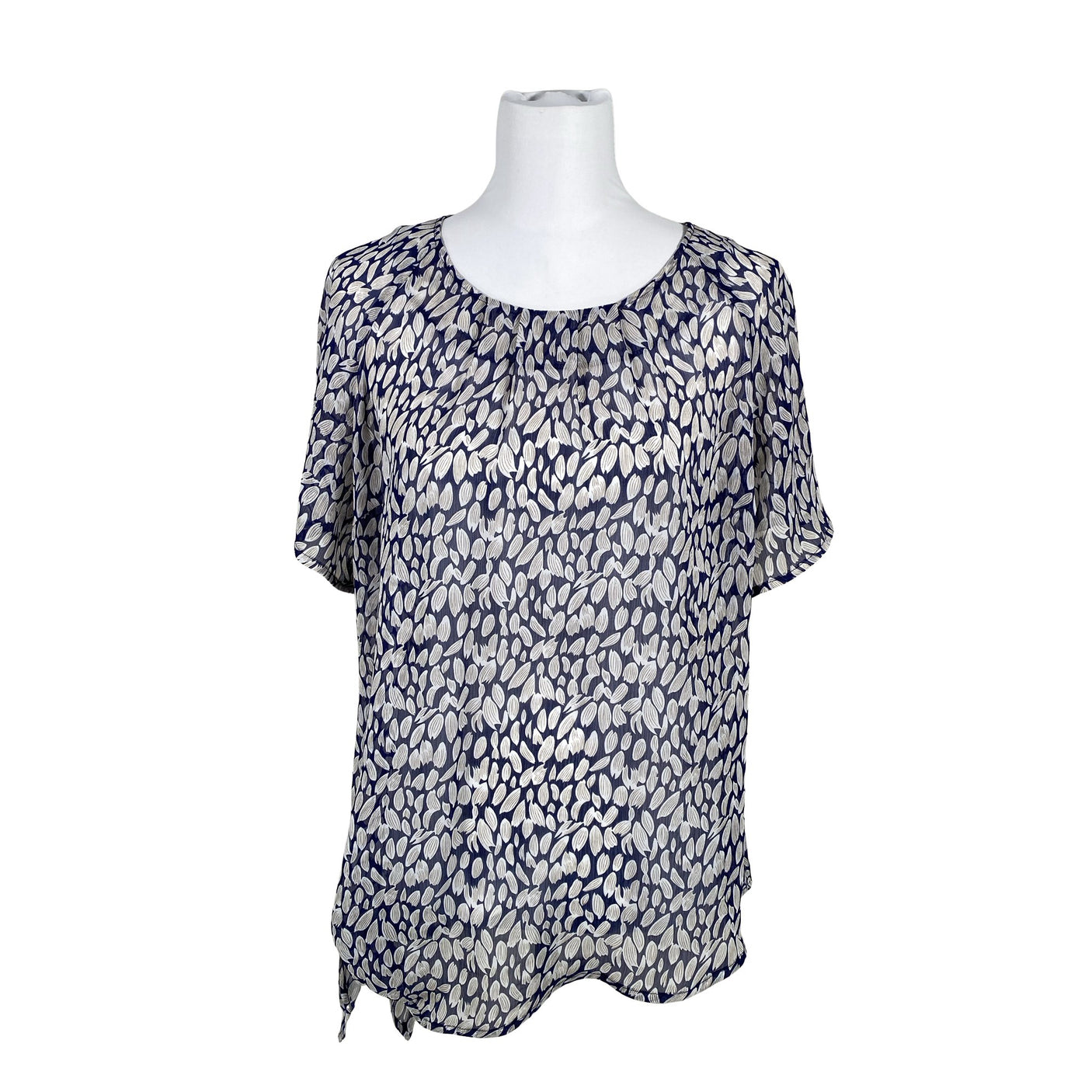 Unisex Voglia - Short-sleeved blouse, size 40 - Blue (1)