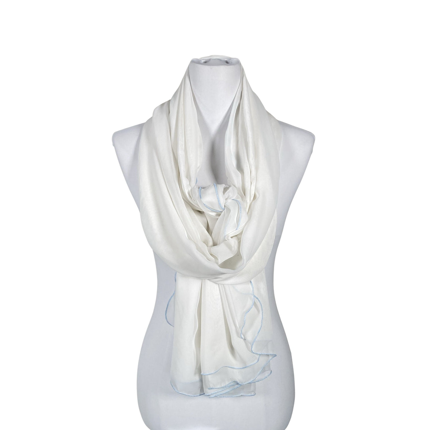 Unisex Handmade - Scarf, size Maxi - White (1)