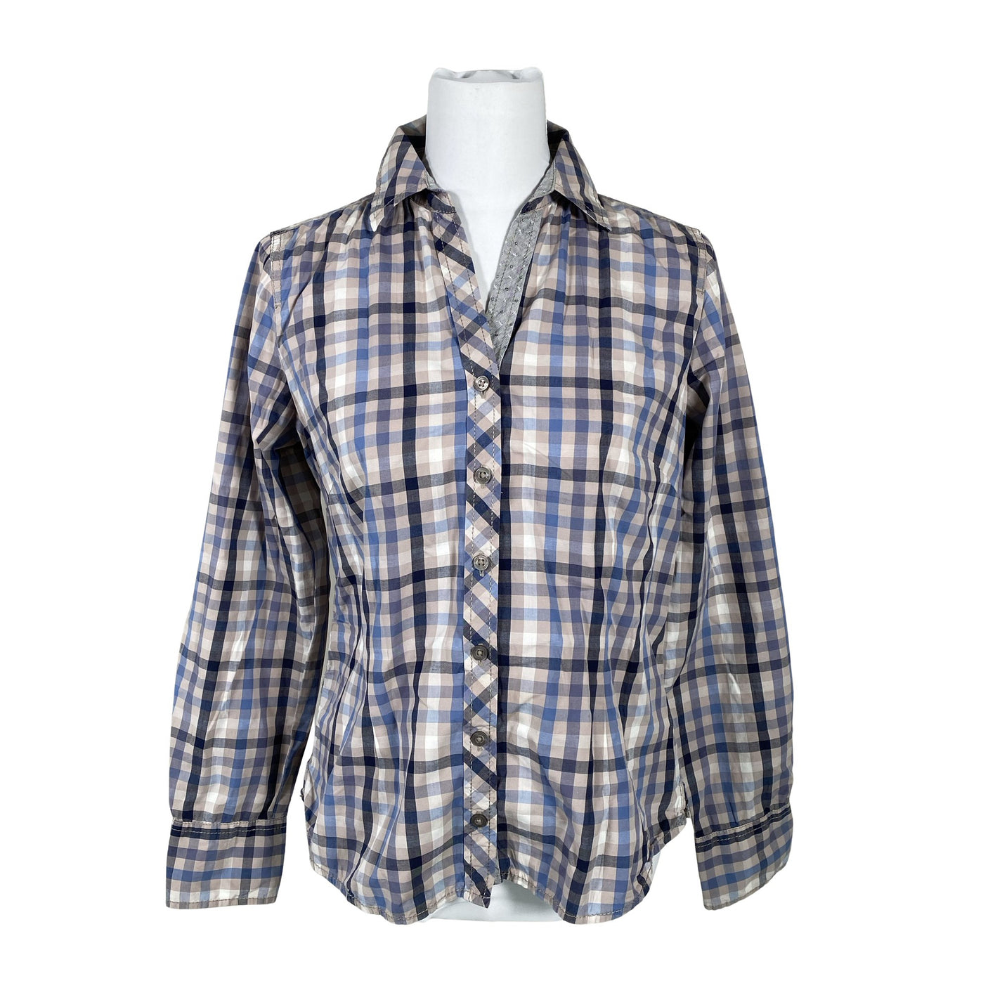 Unisex Tom Tailor - Collared shirt, size 36 - Blue (1)