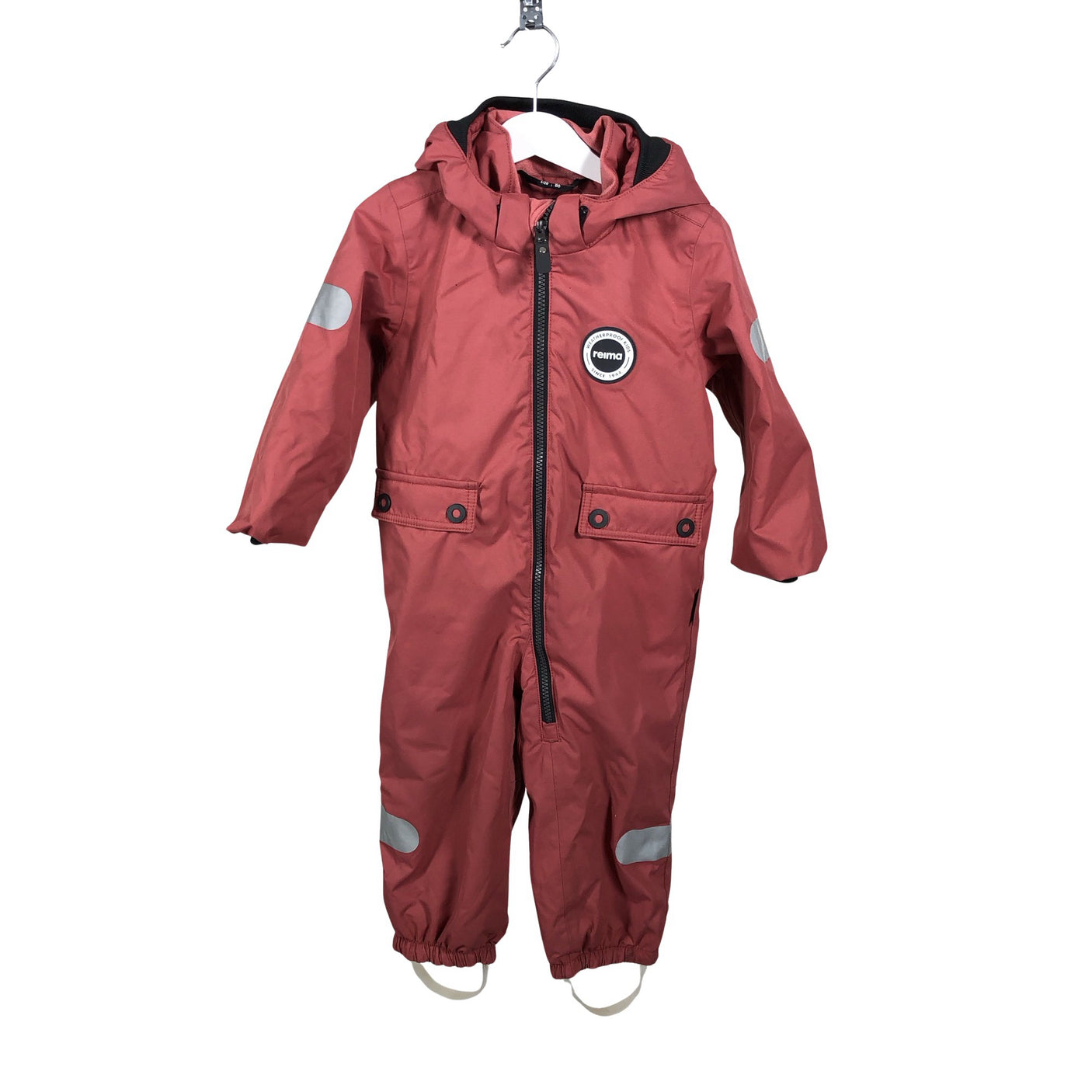 Unisex Reimatec - Lightly padded overall, size 80 - 86 - Light pink (1)