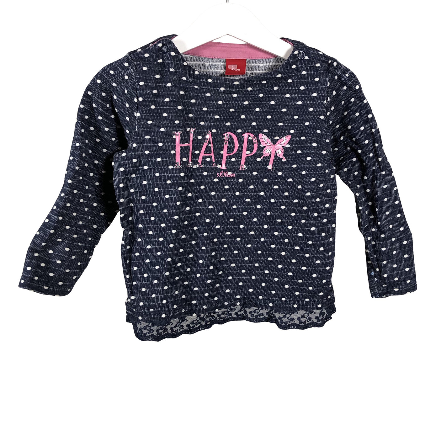 Unisex s.Oliver - Tricot shirt, size 86 - 92 - Blue (1)