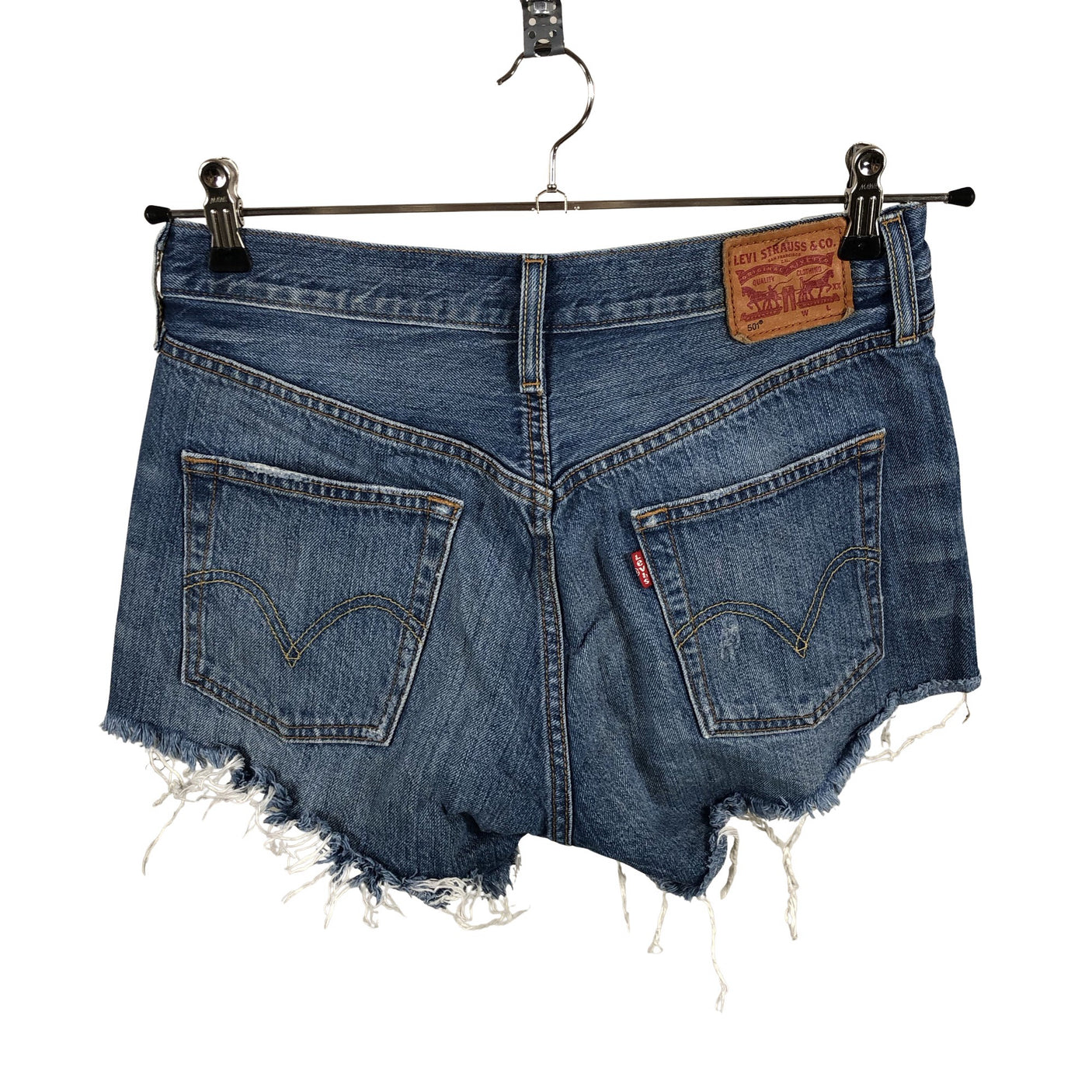 Unisex Levi's - Denim shorts, size W28 - Blue (2)