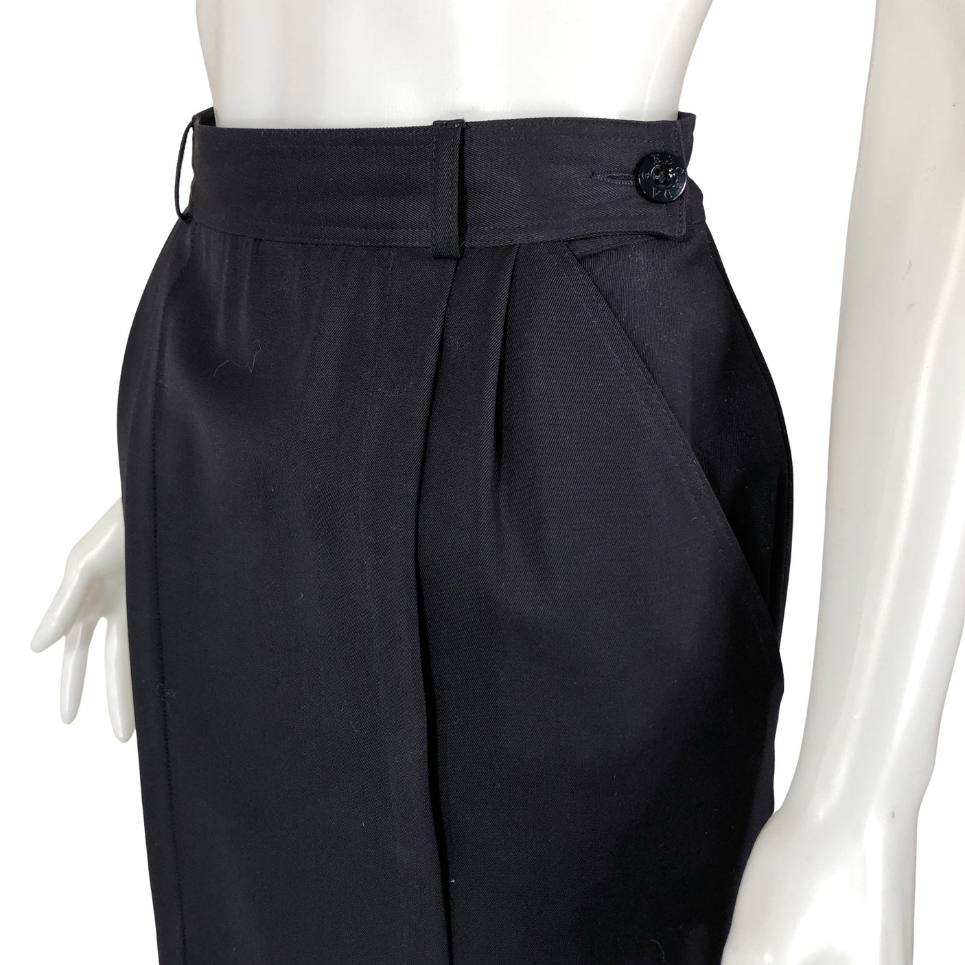 Unisex Escada - Fabric skirt, size 32 - Blue (2)
