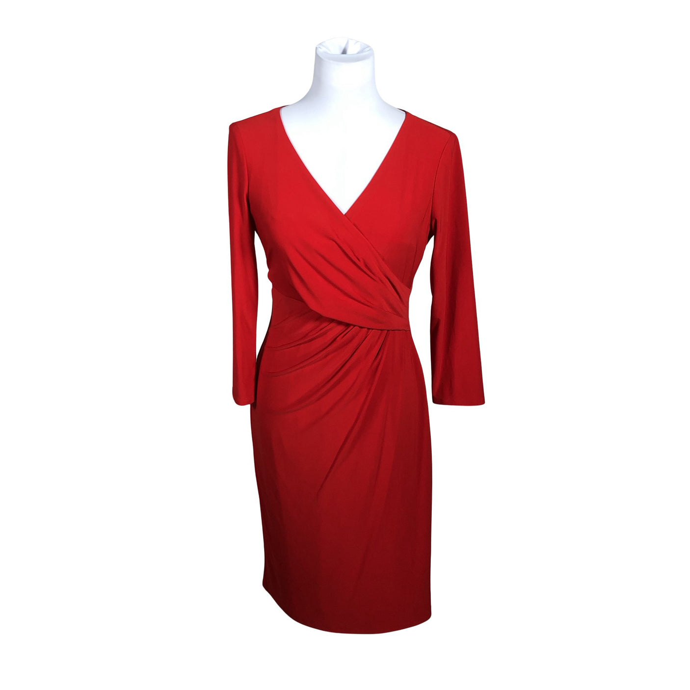Unisex Lauren Ralph Lauren - Tricot dress, size 36 - Red (1)