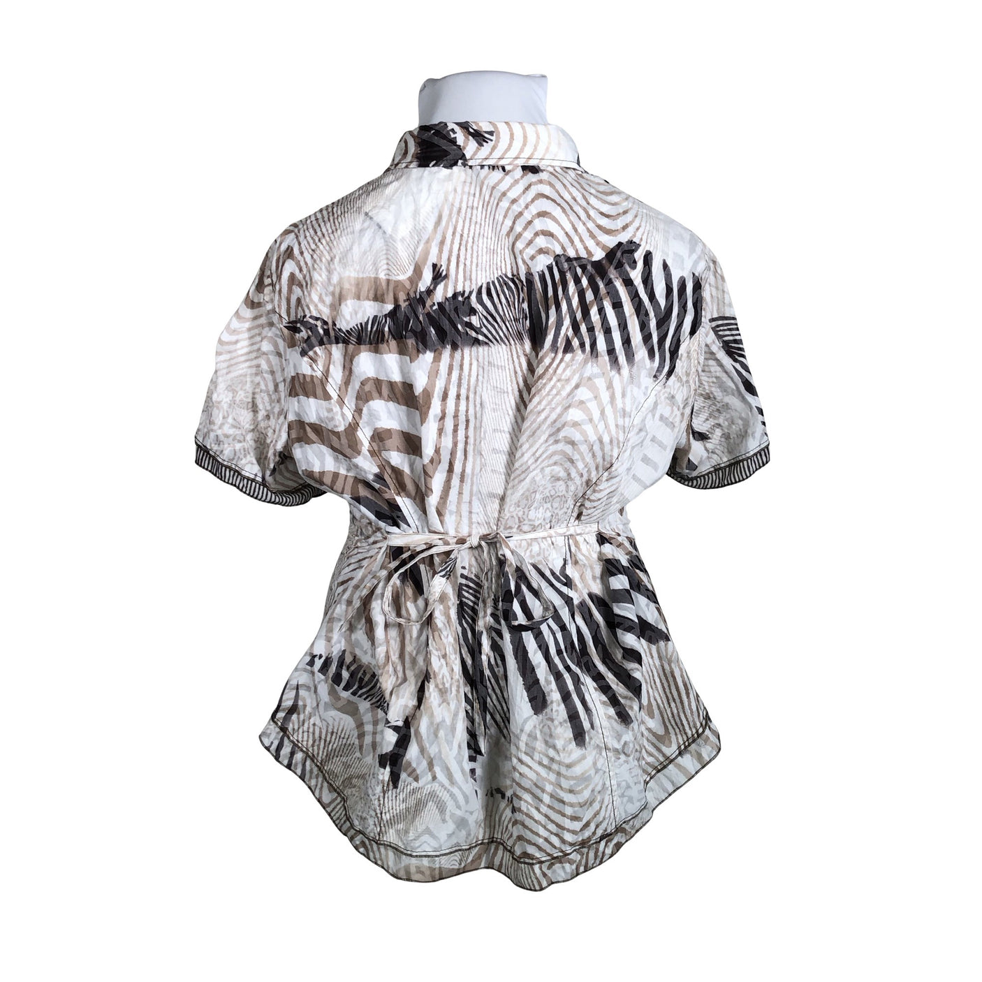 Unisex Bonita - Short-sleeved blouse, size 46 - Beige (2)