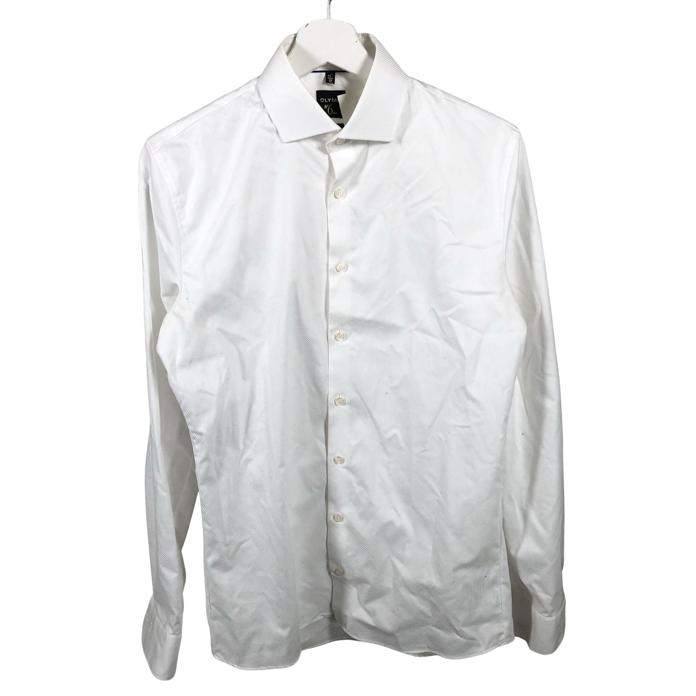 Unisex Olymp - Collared shirt, size S - White (1)