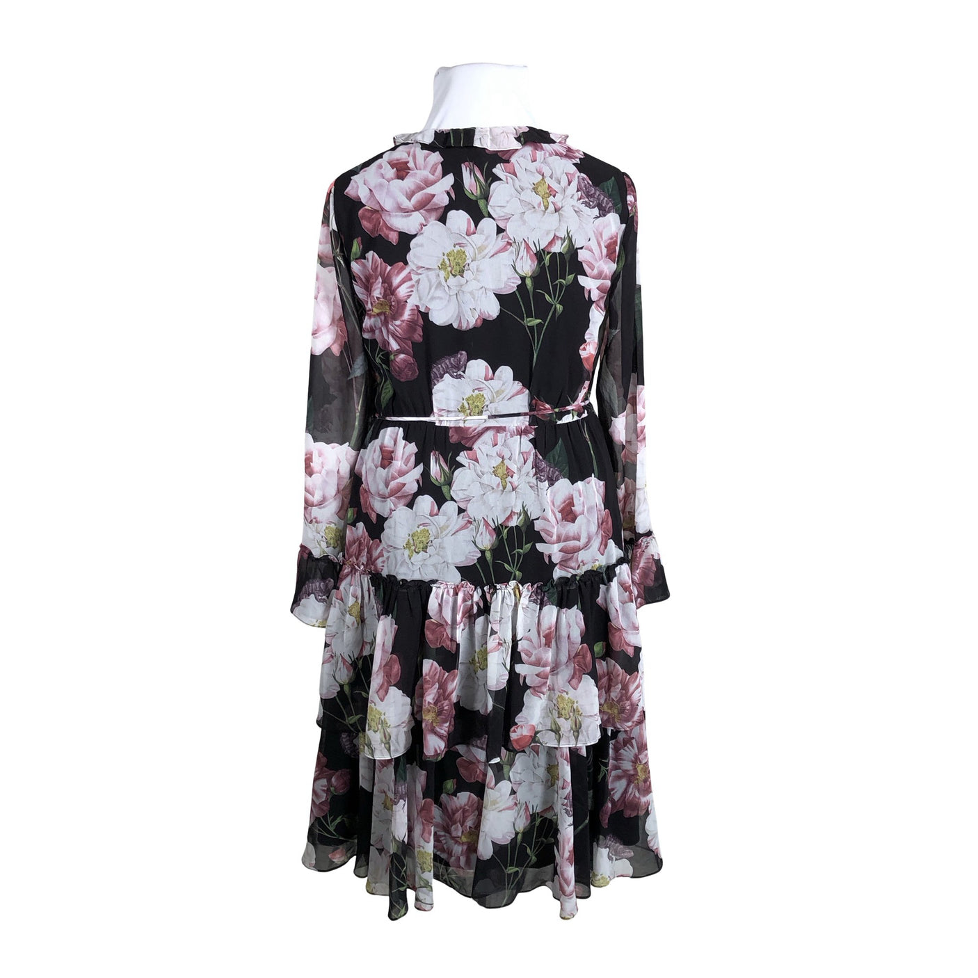 Unisex Ted Baker - Schiffon dress, size 42 - Black (3)