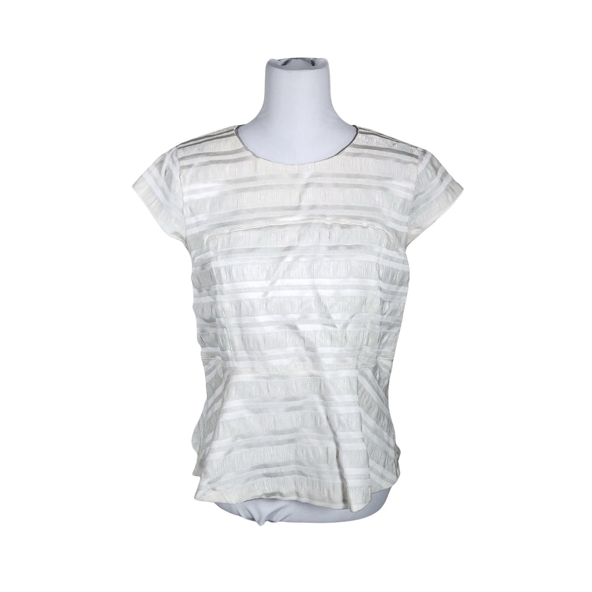Unisex Style Butler - Short-sleeved blouse, size 40 - Natural white (1)