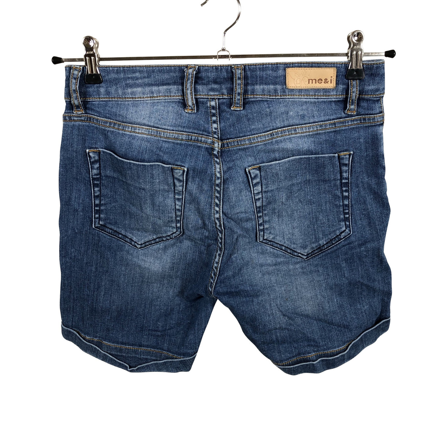 Unisex me&i - Denim shorts, size W27 - Blue (2)