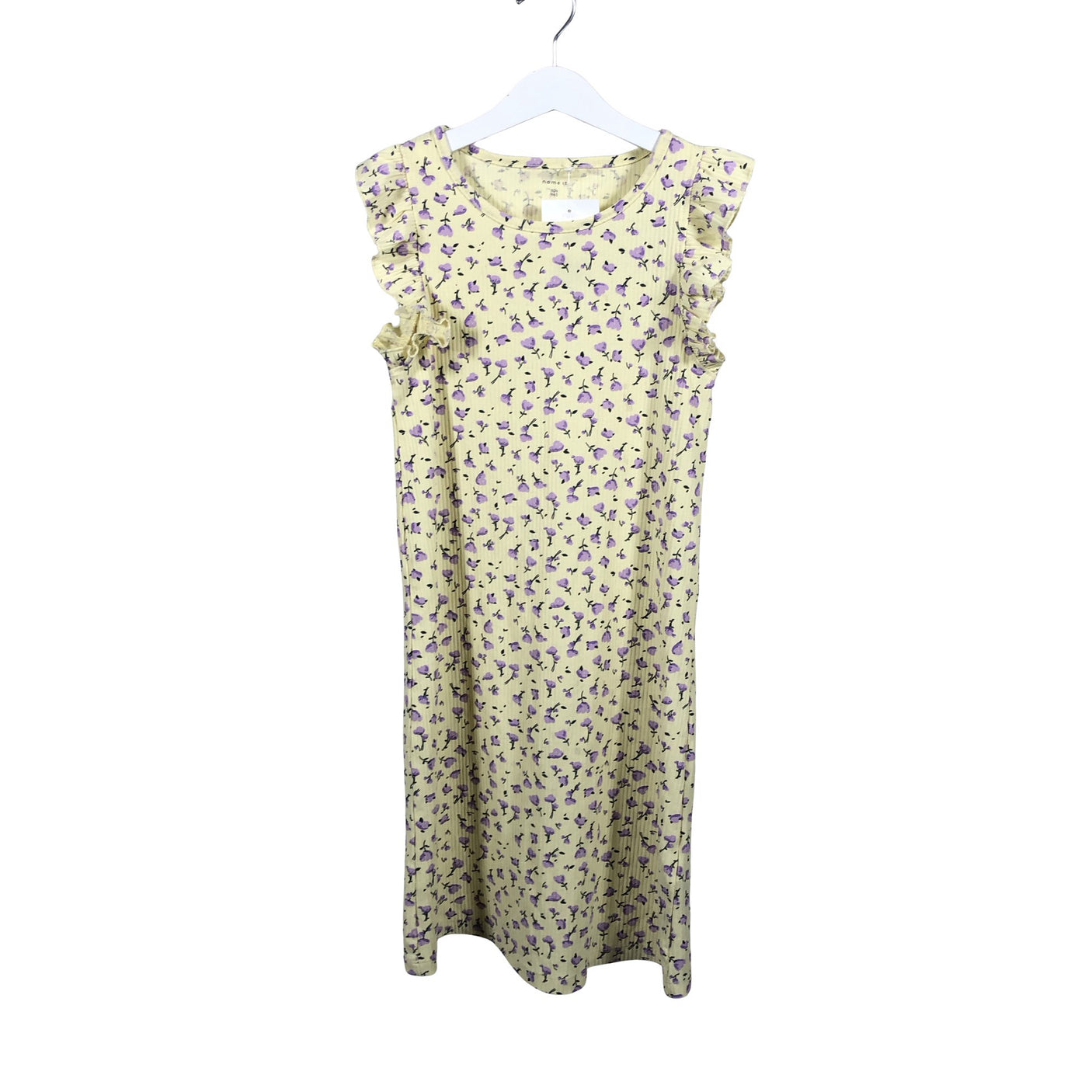 Unisex Name It - Tricot dress, size 134 - 140 - Yellow (1)