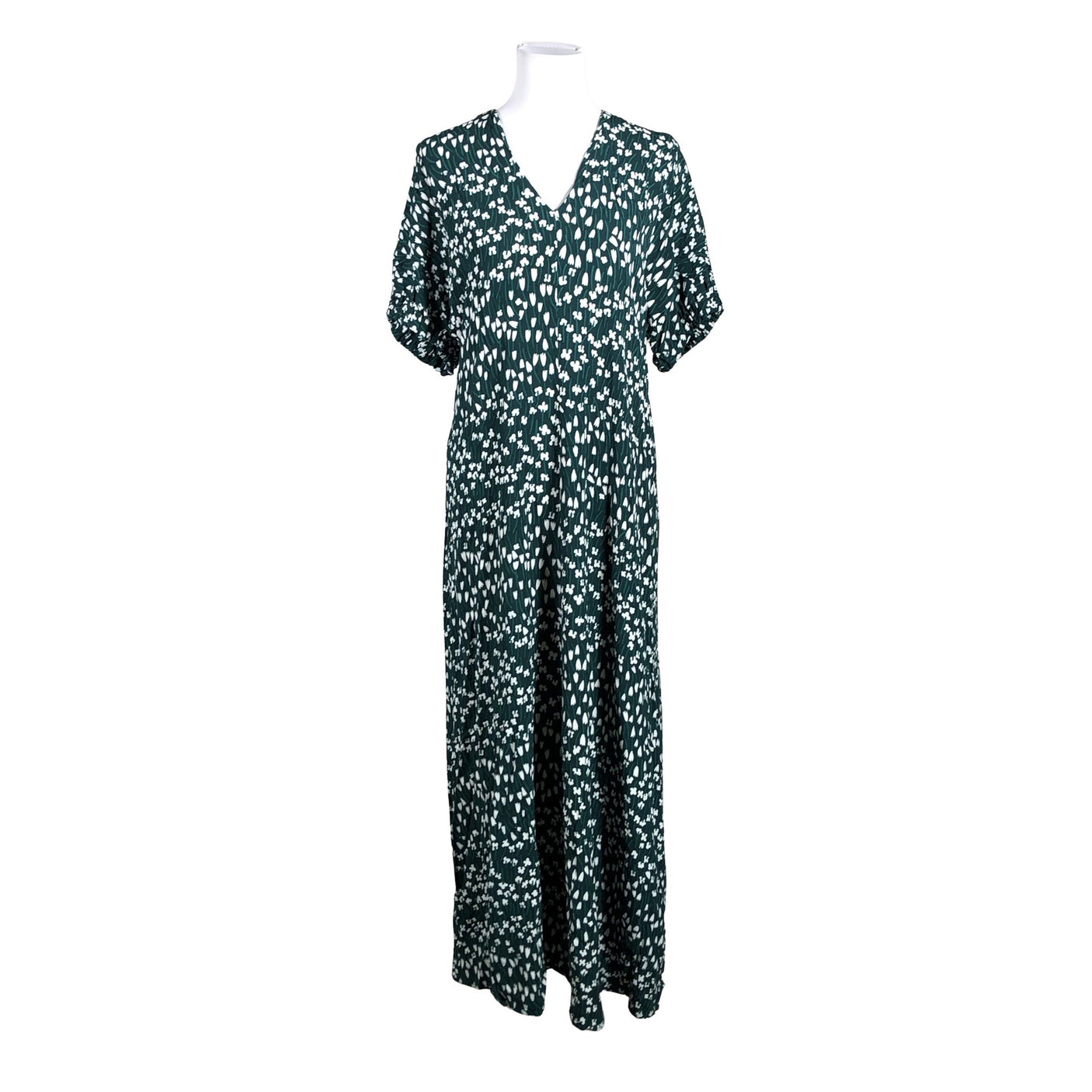 Unisex Marimekko - Schiffon dress, size 40 - Green (1)