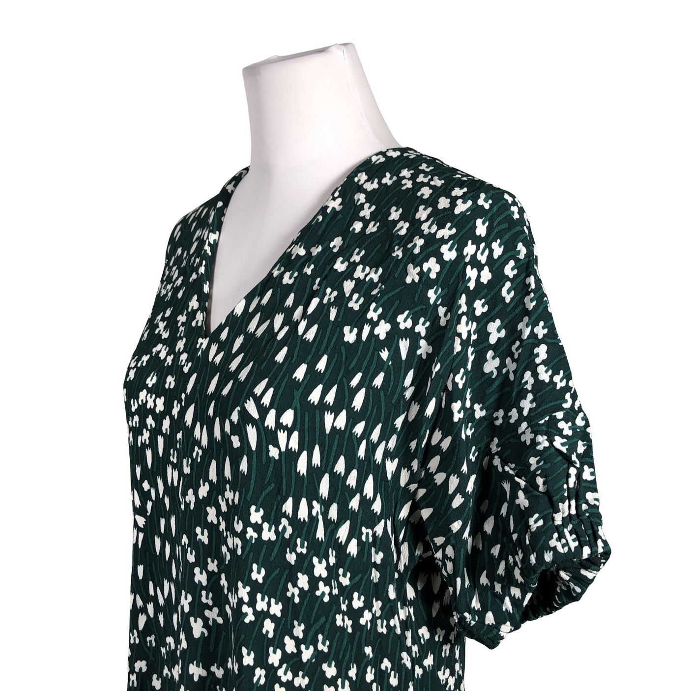 Unisex Marimekko - Schiffon dress, size 40 - Green (2)