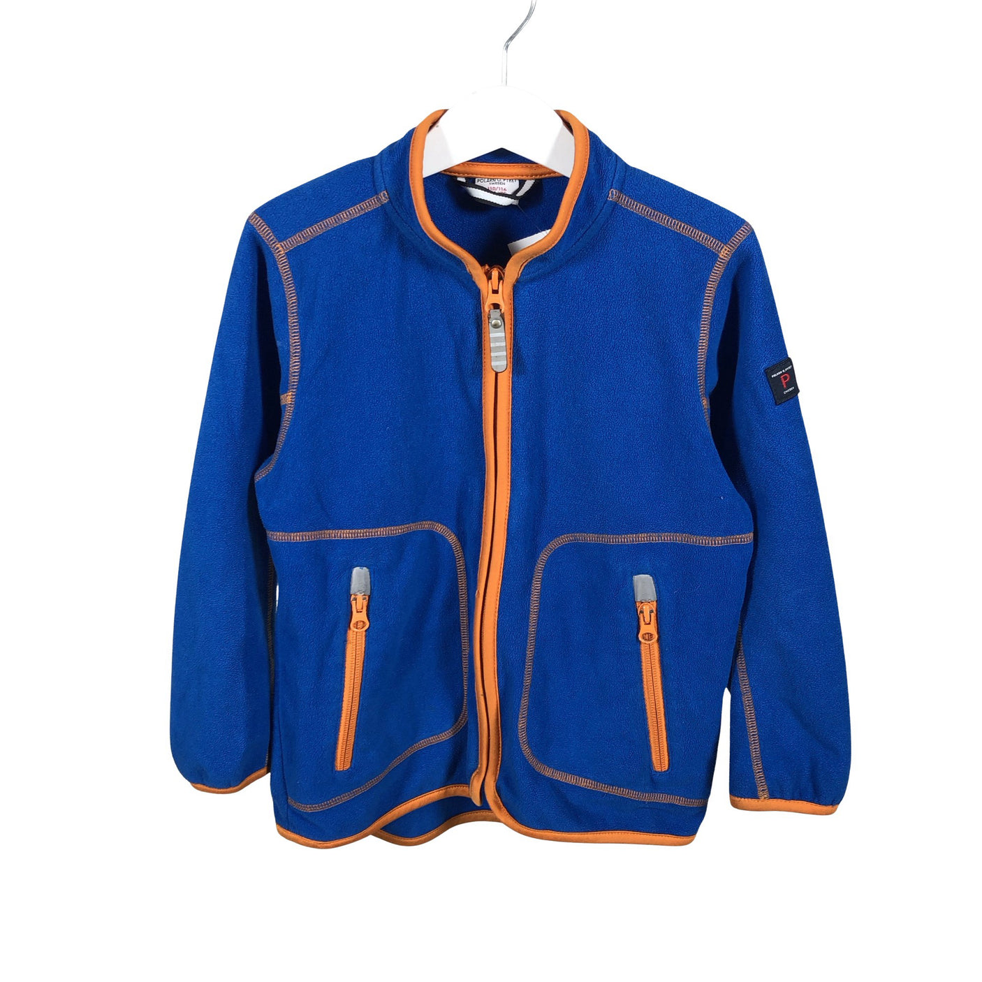 Unisex Polarn O. Pyret - Fleece jacket, size 110 - 116 - Blue (1)