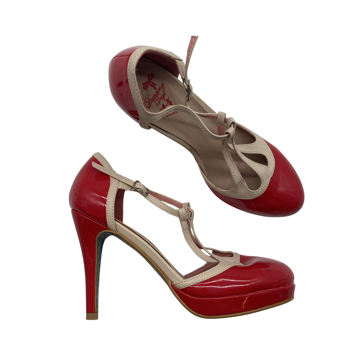 Unisex Banned Retro - High heels, size 38 - Red (1)