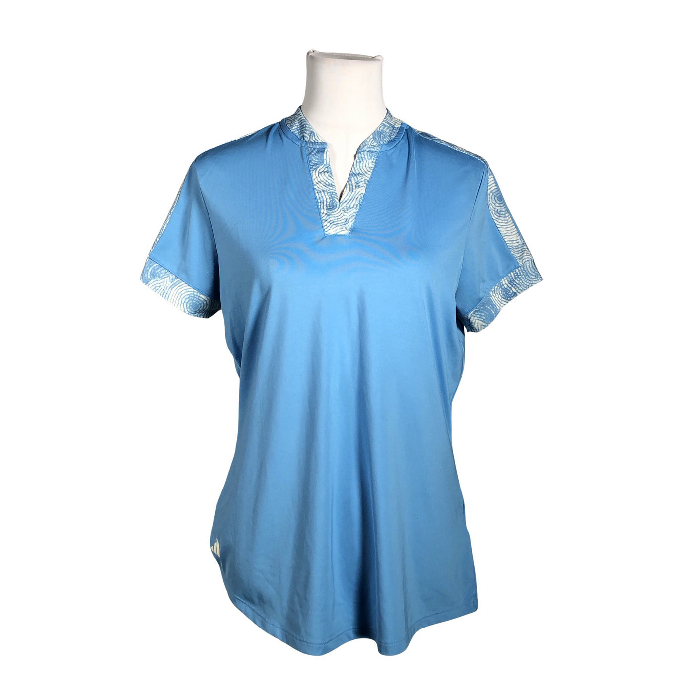 Unisex Adidas - Sports shirt, short sleeve, size 38 - Light blue (1)