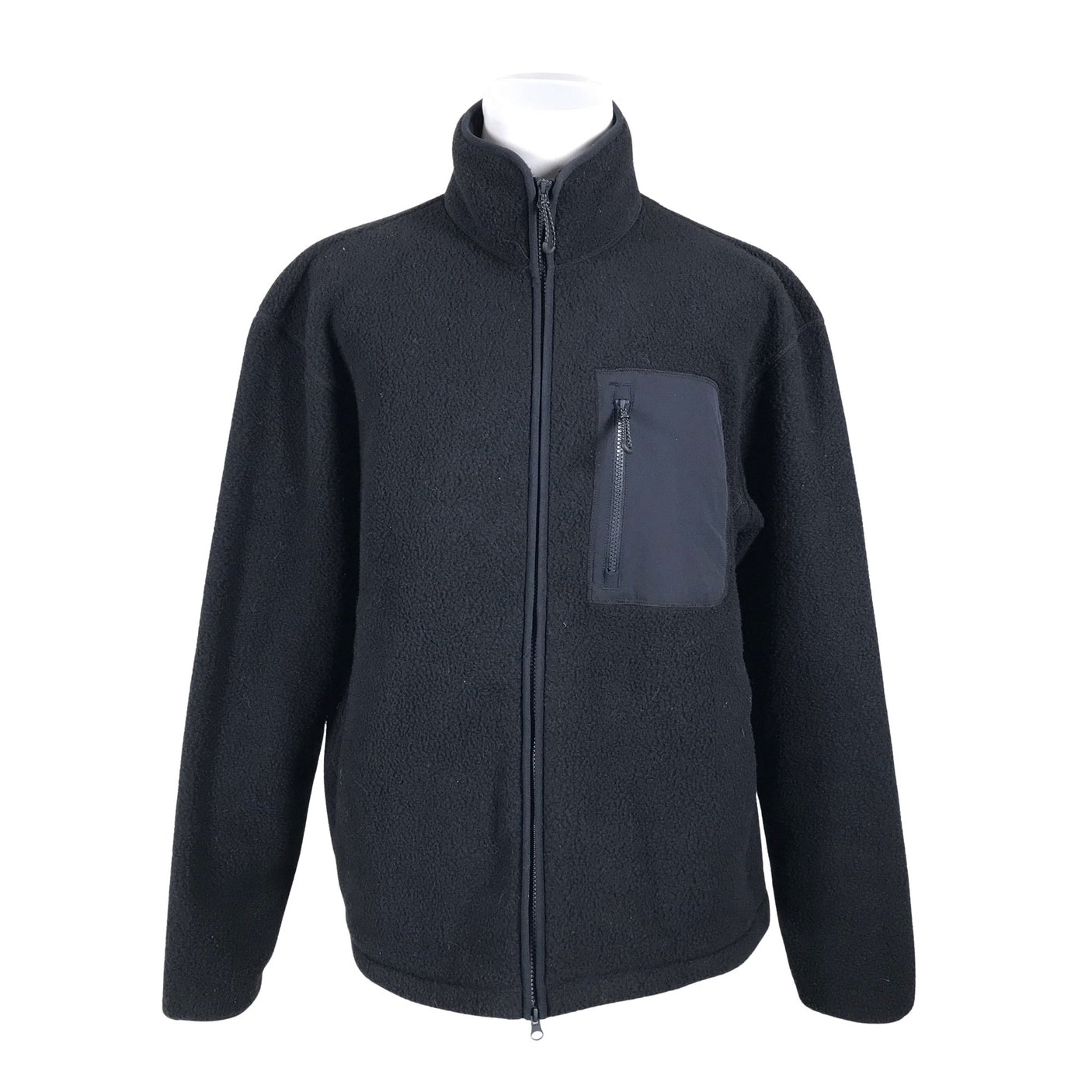 Unisex Arket - Fleece jacket, size XL - Black (1)