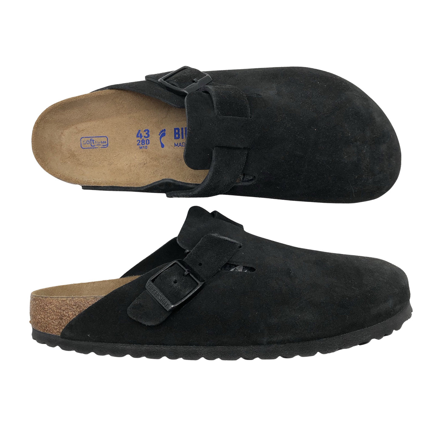 Unisex Birkenstock - Slip-on shoes, size 43 - Black (1)