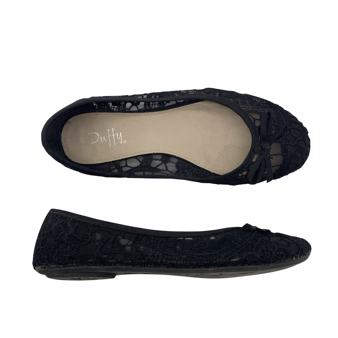 Unisex Duffy - Ballerinas, size 38 - Black (1)