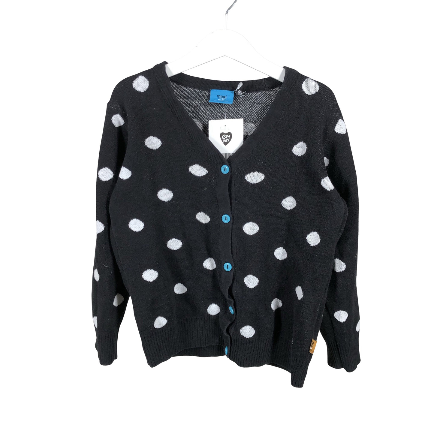 Unisex me&i - Cardigan, size 122 - 128 - Black (1)