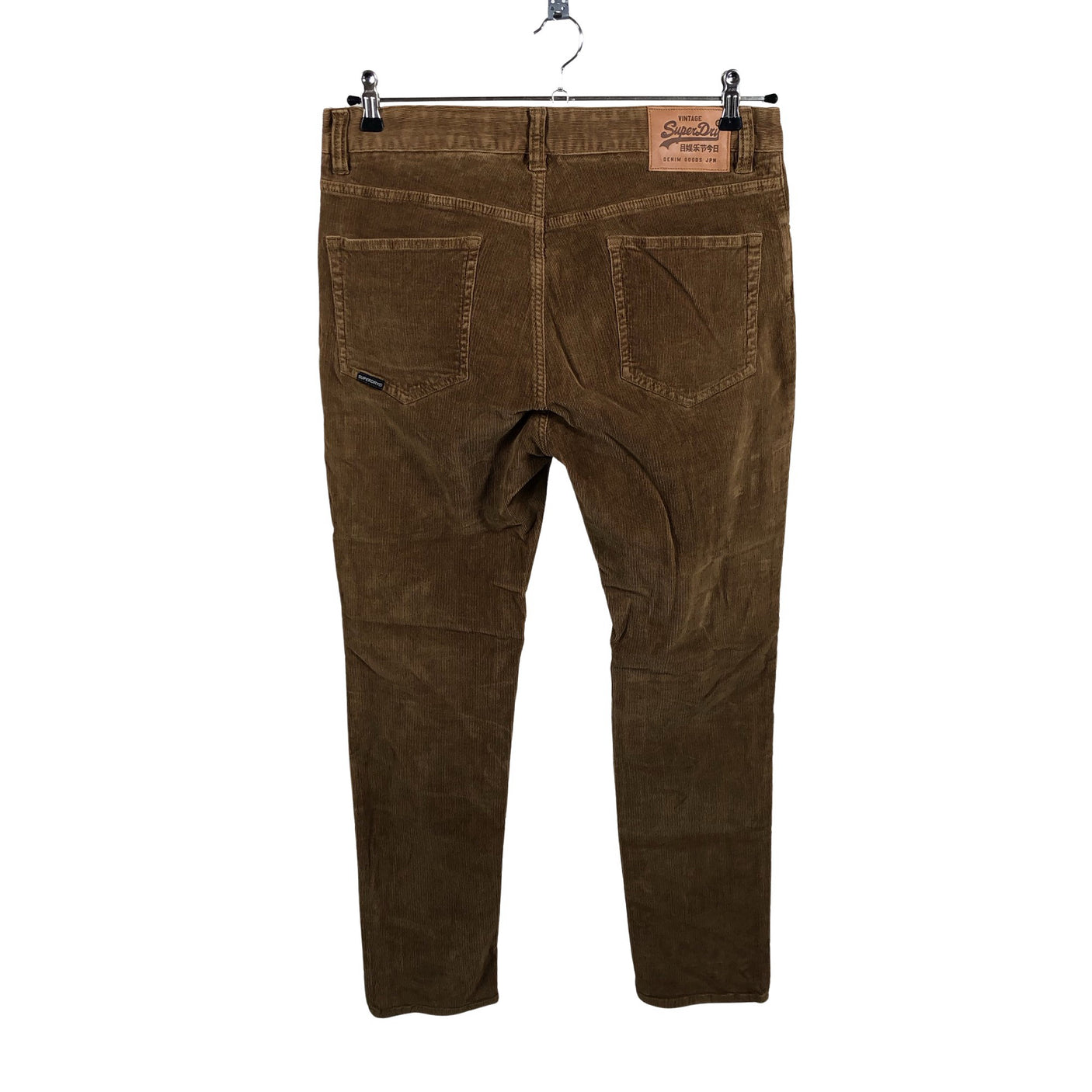 Unisex Superdry - Velvet pants, size W33 - Brown (2)