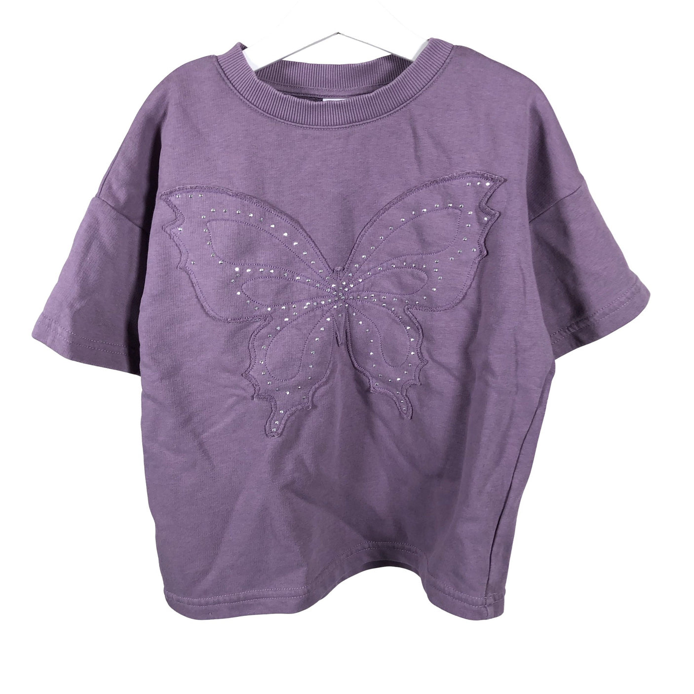 Unisex Lindex - Sweatshirt, size 122 - 128 - Violet (1)