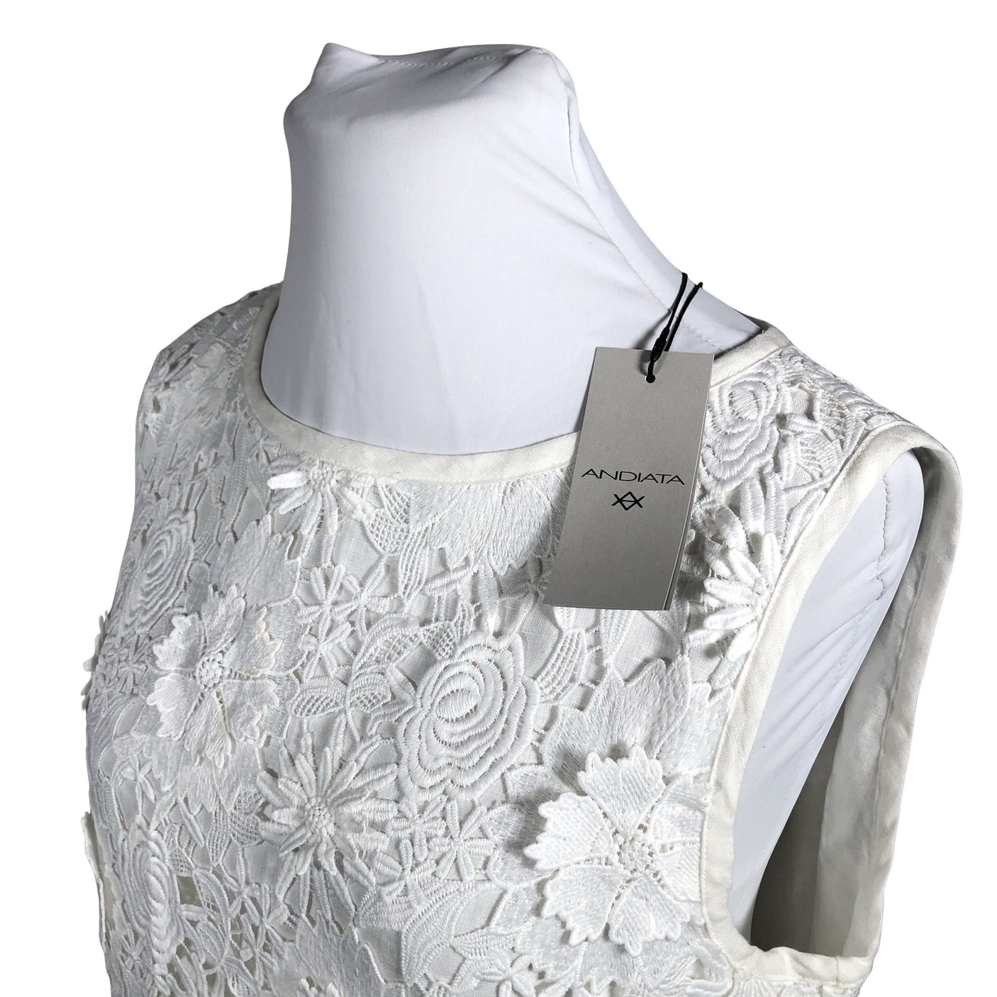 Unisex Andiata - Party dress, size 44 - White (2)