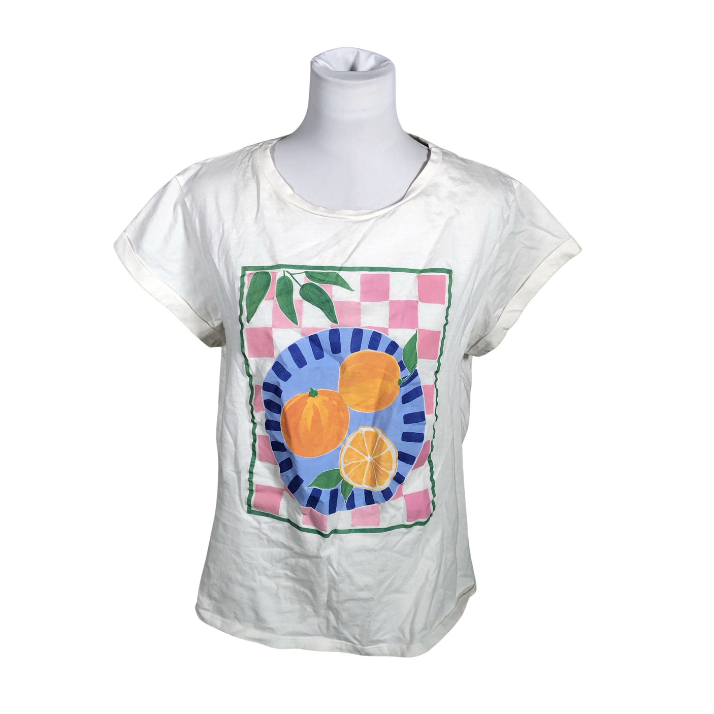 Unisex Holly & Whyte by Lindex - T-shirt, size 40 - White (1)
