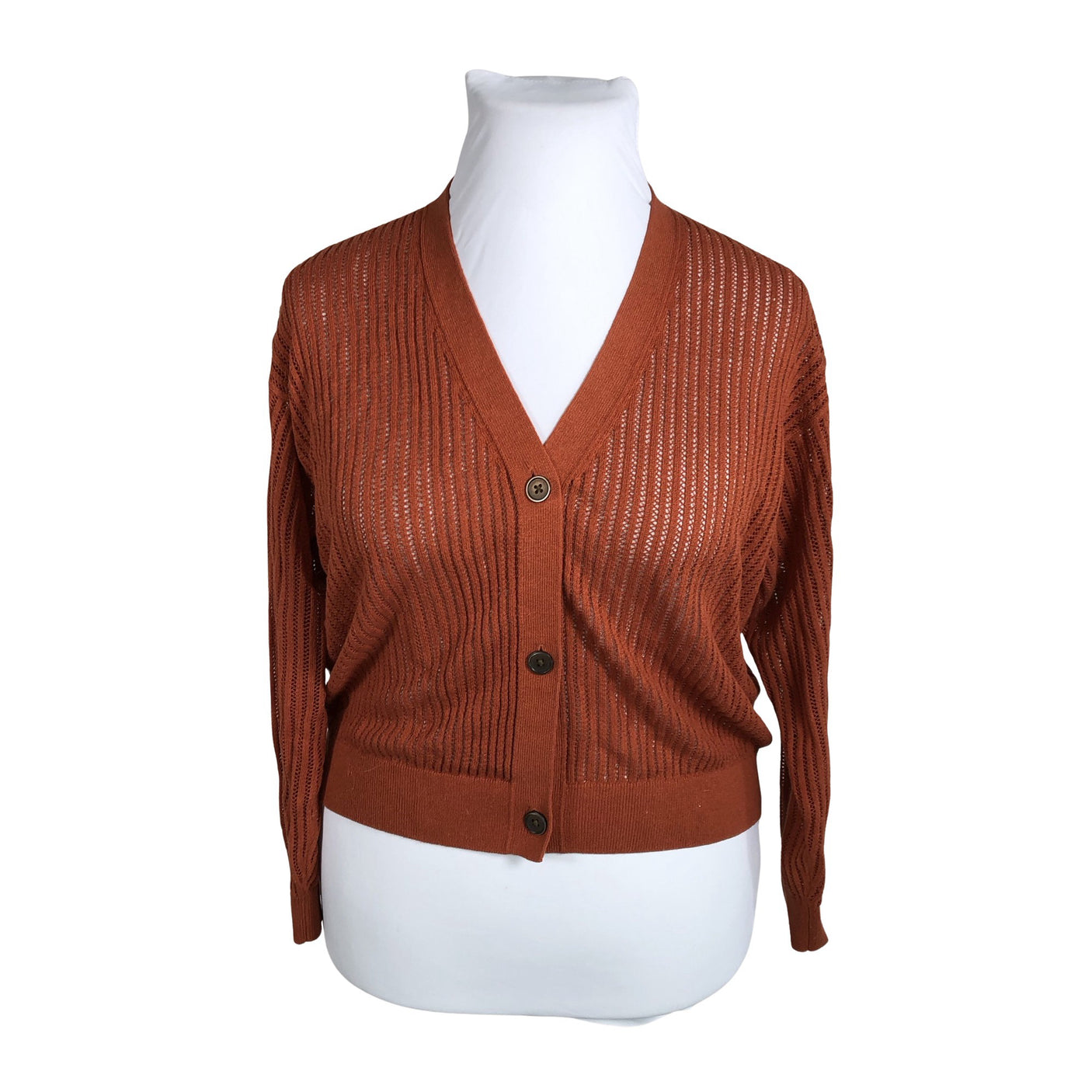 Unisex Uniqlo - Cardigan, size 42 - Brown (1)