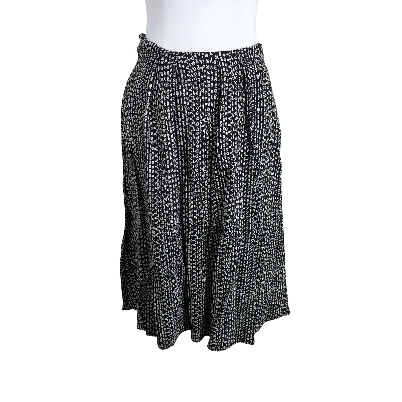 Unisex Marimekko - Fabric skirt, size 36 - Black (1)