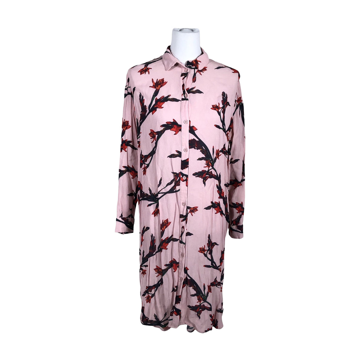 Unisex Samsoe&Samsoe - Schiffon dress, size 40 - Light pink (1)