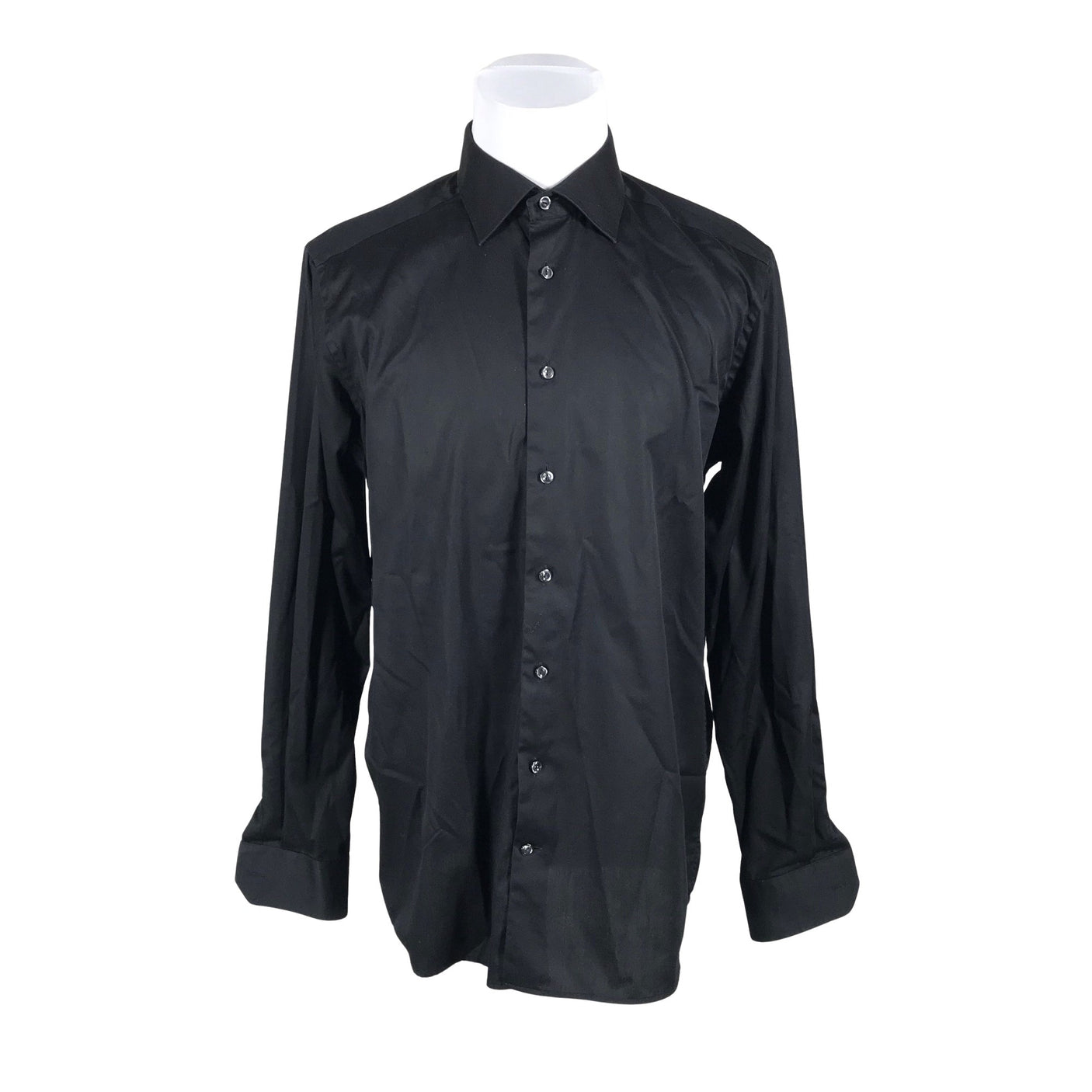 Unisex Eton - Collared shirt, size XL - Black (1)
