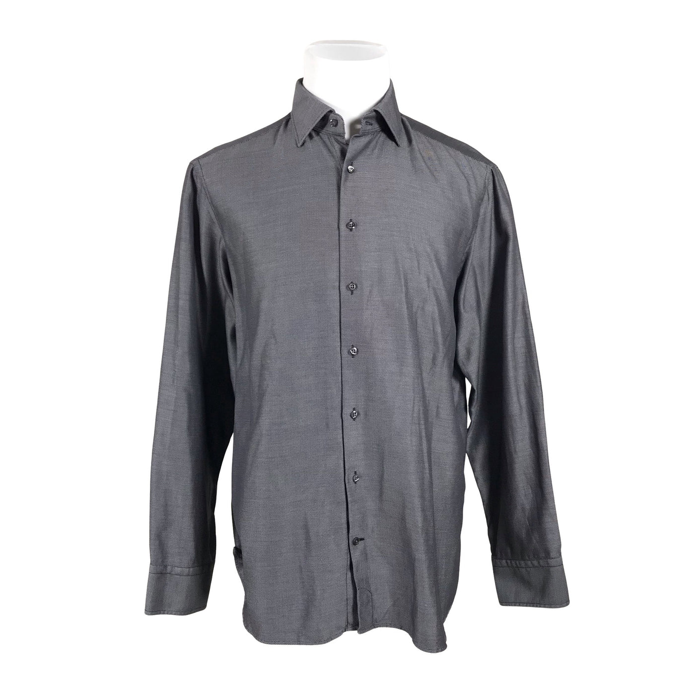 Unisex Stenströms - Collared shirt, size XL - Gray (1)