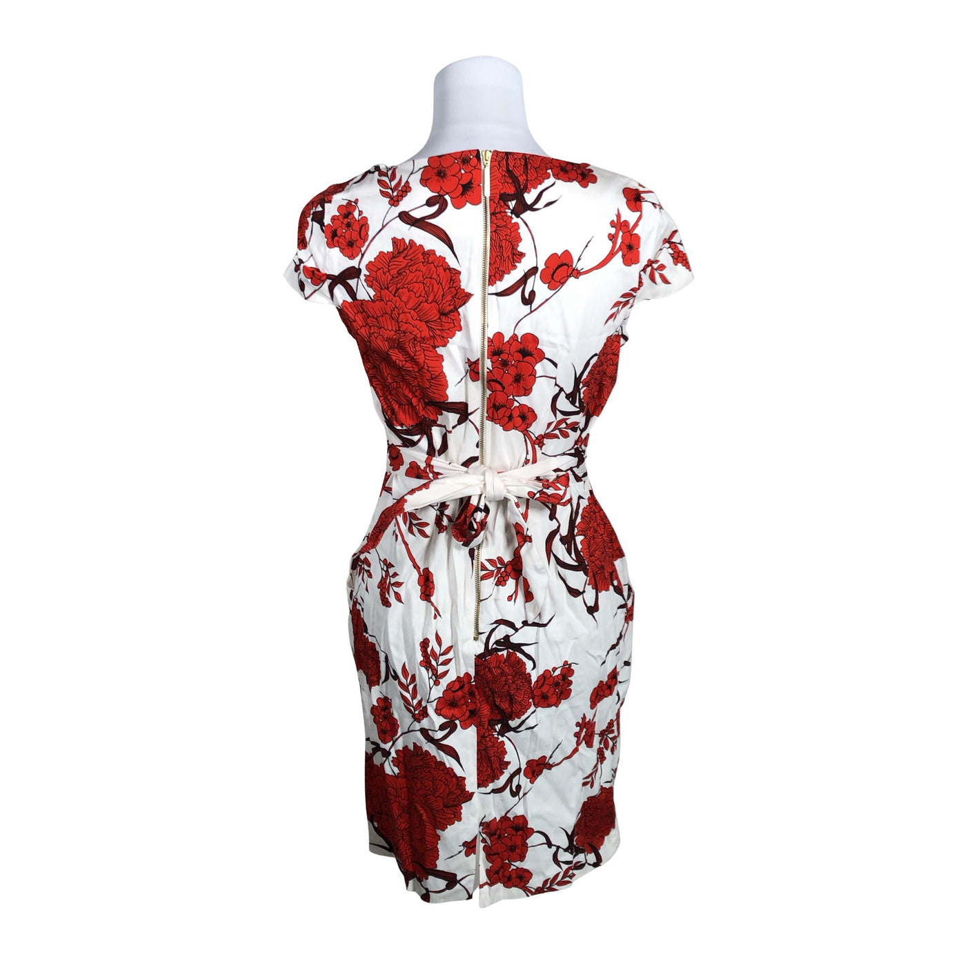 Unisex Closet London - Sheath dress, size 38 - Red (2)