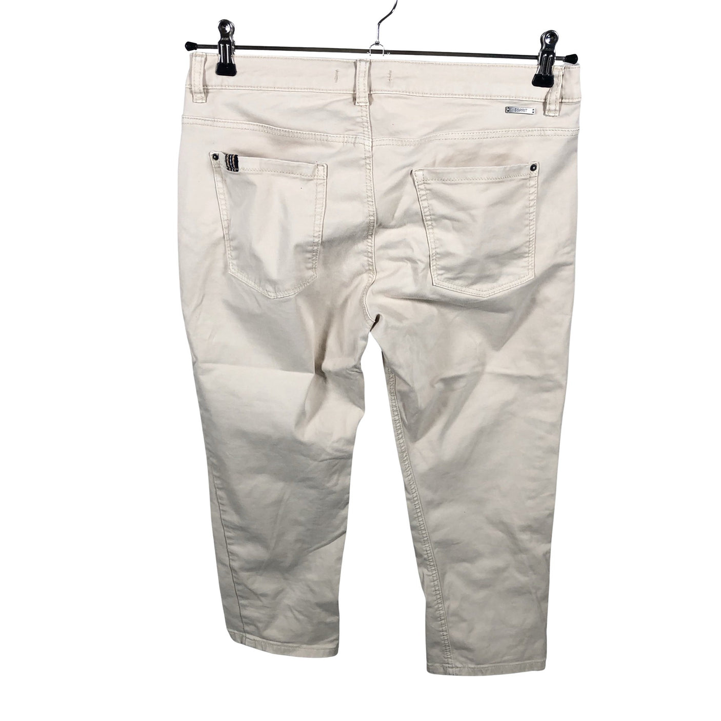 Unisex Esprit - Capri jeans, size 40 - Beige (2)