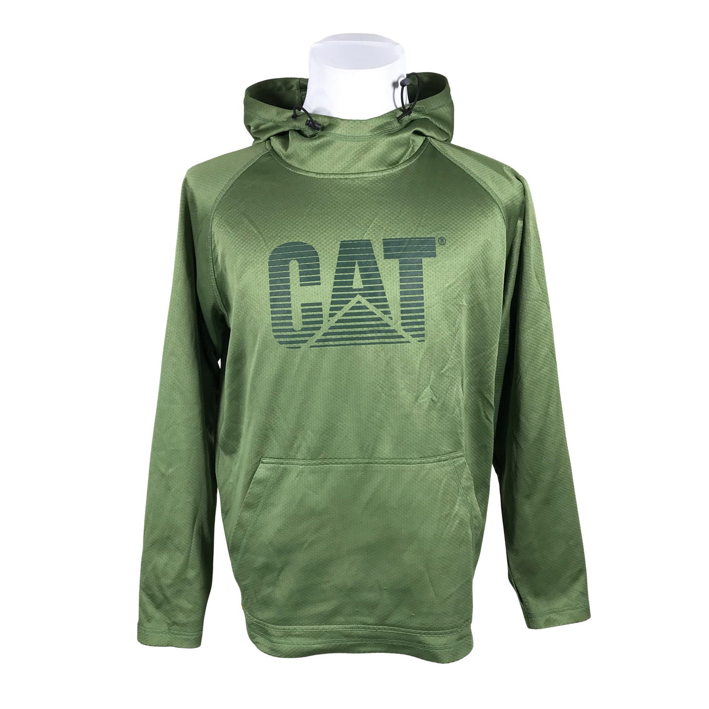 Unisex CAT – Caterpillar - Hoodie, size L - Green (1)