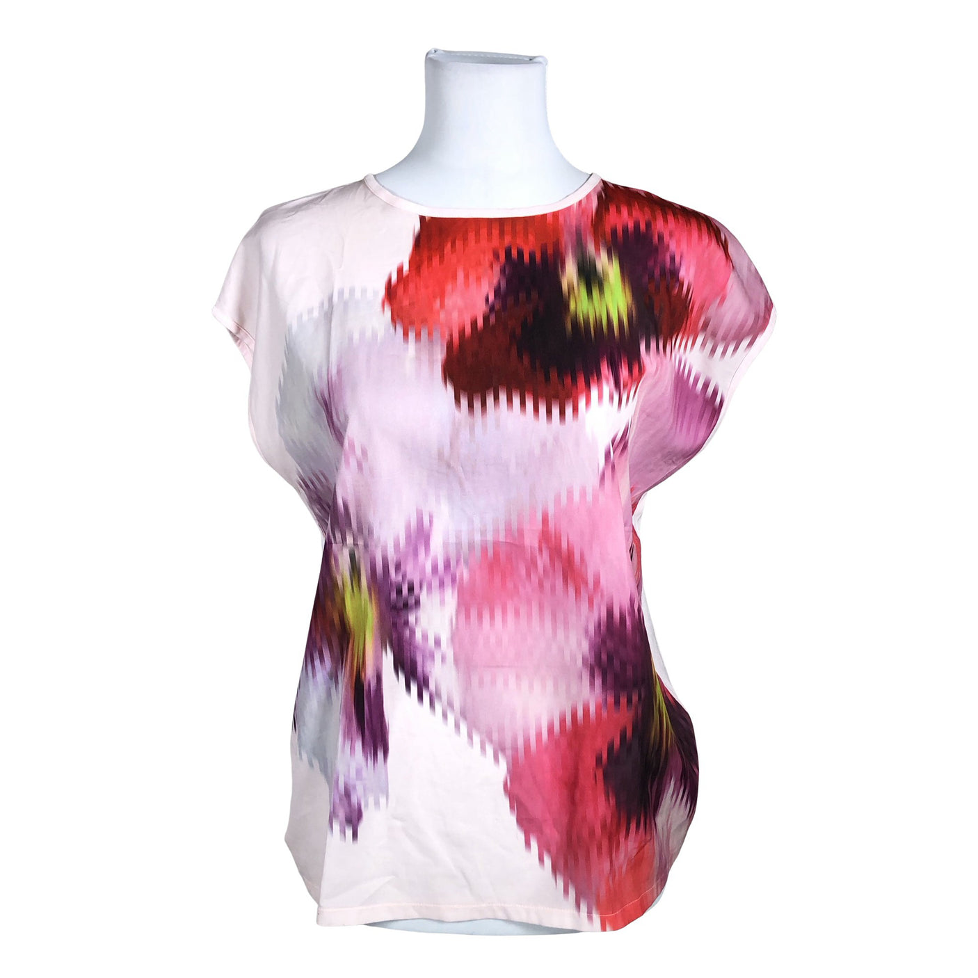 Unisex Ted Baker - Short-sleeved blouse, size 38 - Light pink (1)