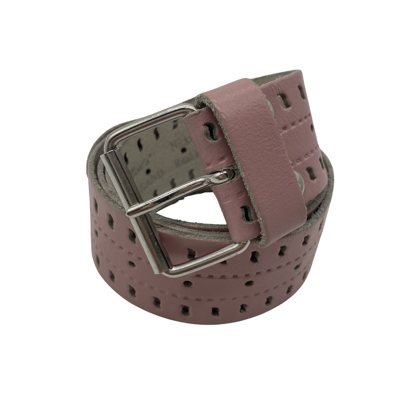 Unisex Nini's - Leather belt, size Ei kokoa - Light pink (1)