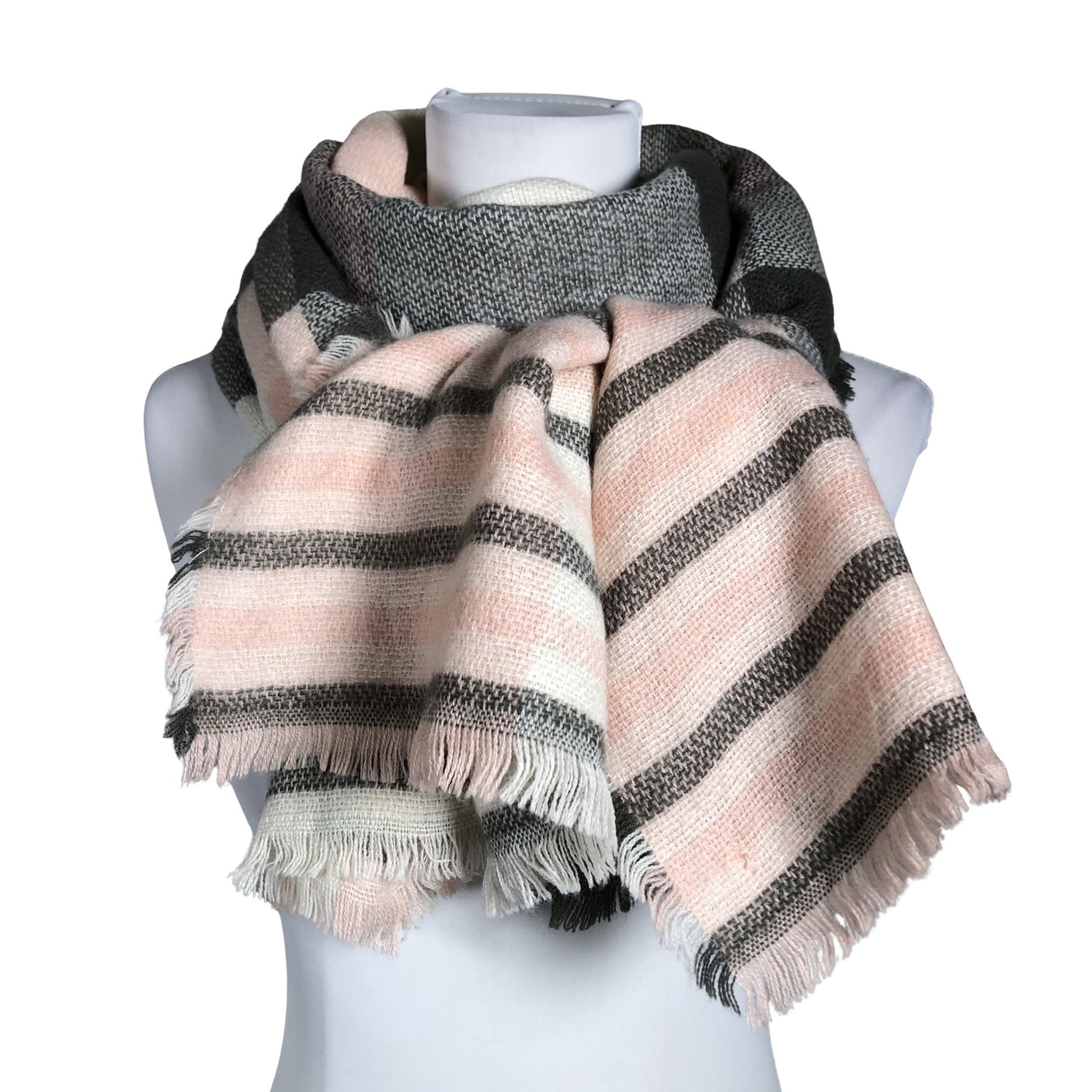 Unisex Esprit - Scarf, size Ei kokoa - Light pink (1)