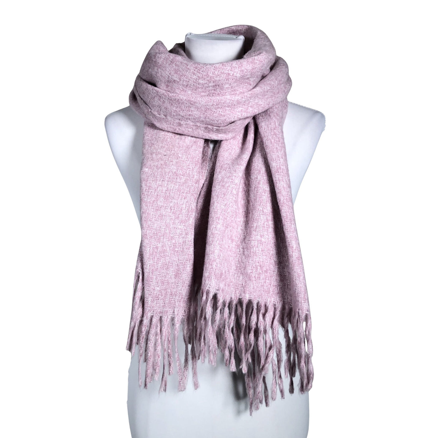 Unisex Esprit - Scarf, size Midi - Light pink (1)