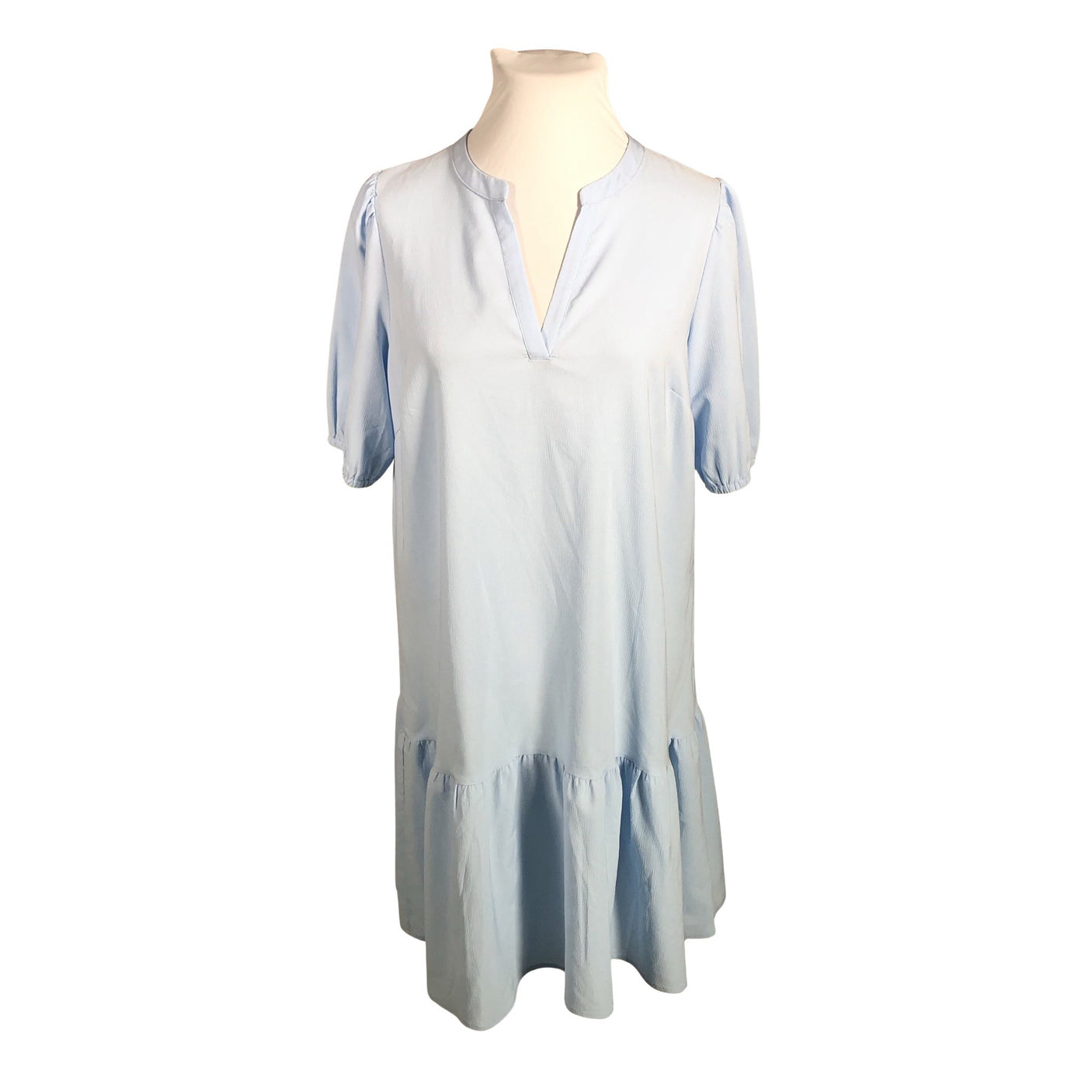 Unisex Kaffe - Schiffon dress, size 42 - Light blue (1)