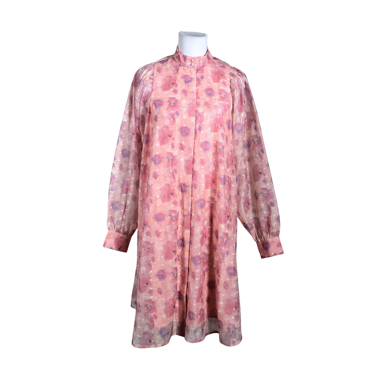 Unisex Bruuns Bazaar - Schiffon dress, size 36 - Light pink (1)