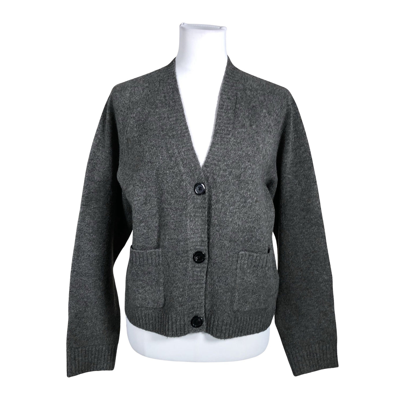 Unisex Uniqlo - Cardigan, size 38 - Gray (1)